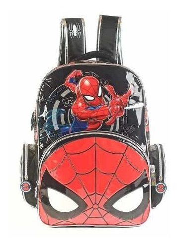 Mochila Espalda Spiderman 3d 17 Plgads Primaria