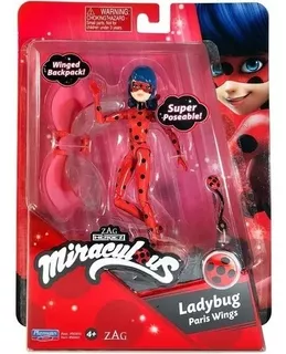 Muñeca Figura Miraculous Ladybug Articulada Accesorios