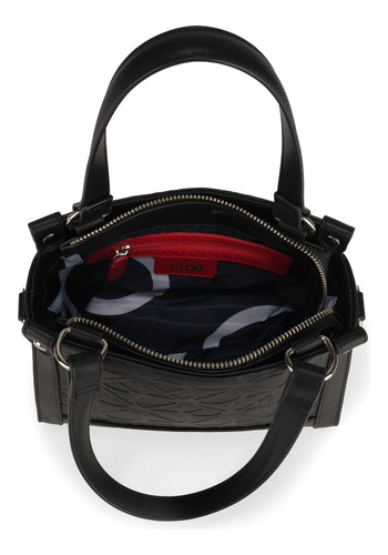 Bolsa Satchel Cloe Linil Mediano Color Negro