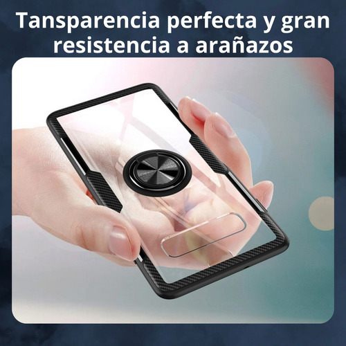 Funda Para Galaxy A50 Con Mica Varios Modelos Antigolpes Azul Acrilic Ring