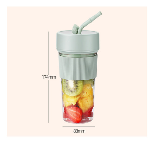 La Taza Exprimidora Portátil Hace Que Los Batidos Y Batidos