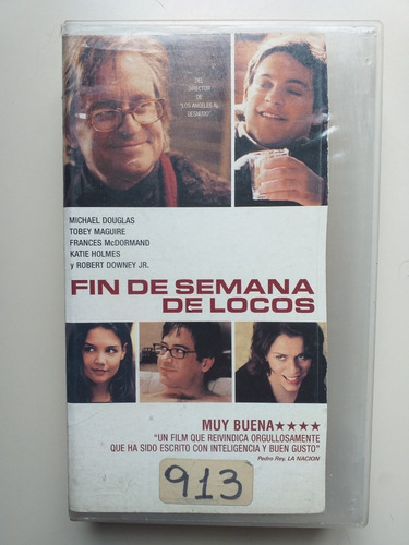 Vhs - Fin De Semana De Locos - Wonder Boys * (Usado)