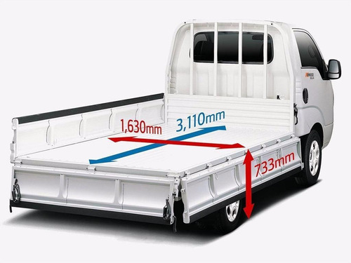 Kia K2500 Cabina Simple C/caja 130hp Tdiesel Ent. Inmediata