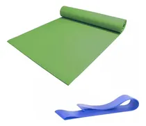 Comprar Kit Mat Yoga 6mm + 1 Banda Circular Latex Yoga Pilates Gym C
