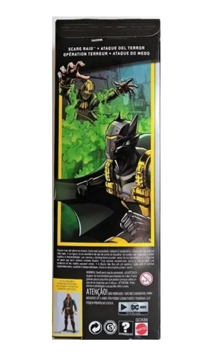 Boneco Batman Toxina Dc Mattel 30cm Articulado.