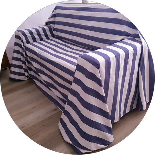 Imagen 3 de 5 de Funda Para Sillón Tusor Manta Sofá Y Pie De Cama 3.00x2.00m
