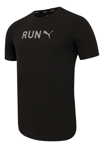 Playera Puma Correr Favourite Hombre Negro