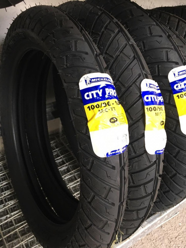 Imagen 3 de 6 de Paquete De Llantas 90/90 Y 100/90-18 City Pro Michelin Msi