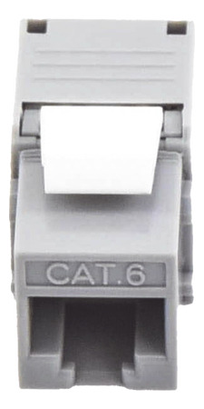 5 Módulos Linkedpro Jack Keystone Cat6 Gris Lp-kj-610-ttgy