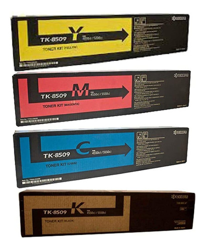 Kyocera Parte # Tk-c. Tk-k. Tk-m. Tk-y Juego De Cartuchos D.