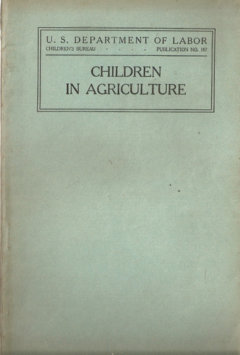 Children In Agriculture -  Nettie Mcgill - Washington 1929