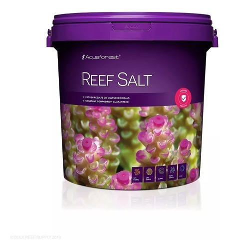 Aquaforest Sal Reef Salt 22kg Para Coral Sps Lps Soft Peixes