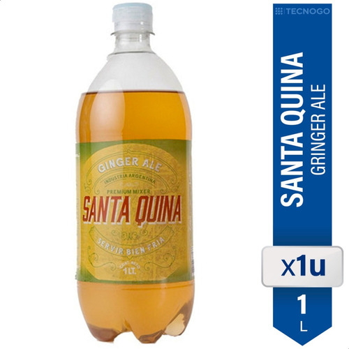 Gaseosa Santa Quina Ginger Ale 1 Litro 01almacen            