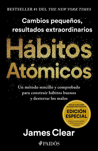 Hábitos Atómicos. Edición Especial Tapa Dura - James Clear