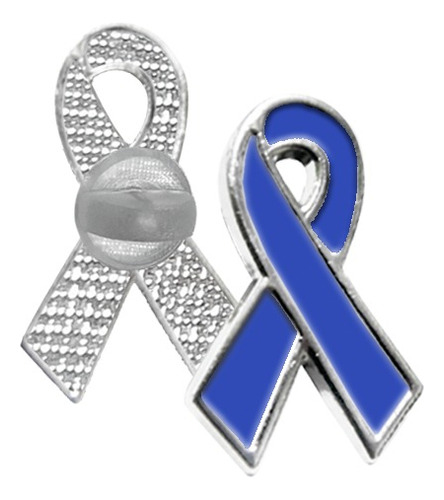 Broche Pin Laço Campanha Novembro Azul C/100 Unidades