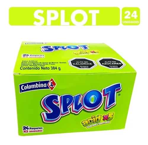 comprar Chicle Splot Display 24 Unidades 16gr