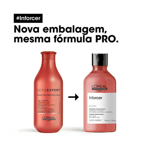 Shampoo Inforcer Anti-quebra 300ml L'oréal Professionnel