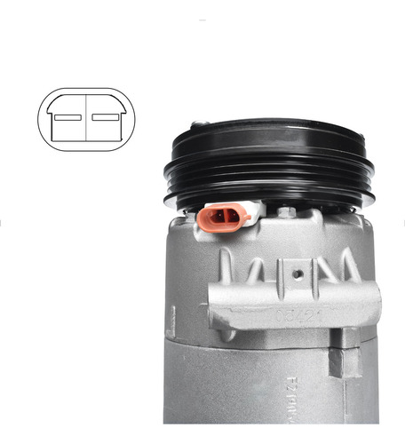 Compressor Ar Saveiro 1.6 2009 Até 2016 - Cs20053