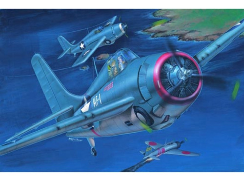 Grumman F4f-3 Wildcat (late) Trumpeter 02225 1:32