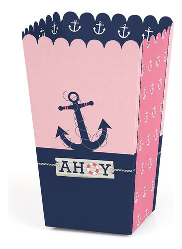 Ahoy  nautical Girl  baby Shower O Fiesta De Cumpleanos Fa