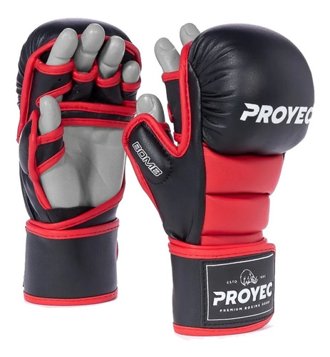 Guantes Mma Proyec Vale Todo Abrojo Grappling Sparring
