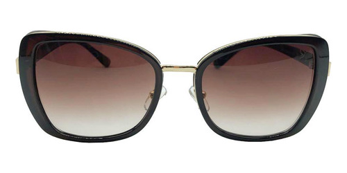 Óculos De Sol Carmen Vitti Cv7031 C2 Marrom E Dourado