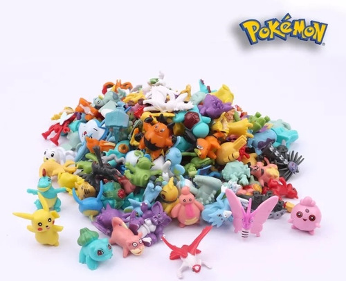 Gran Colección Figuritas De Pokémon (144 Unidades)
