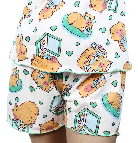 Pack X4 Pijama Con Bvd Y Short - Creaciones Sarvieli
