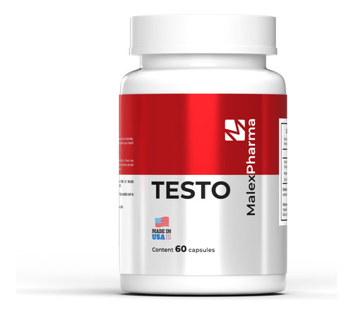 Testo - Energía Y Libido 60 Capsulas | Malex Pharma