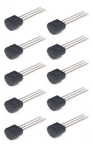 Pack De 10 Sensores De Temperatura Lm35dz