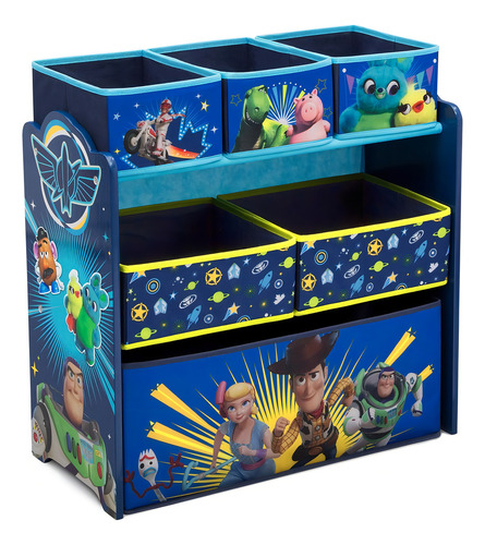 Delta Organizador De Almacenamiento De Juguetes De 6 Cubos. Color Toy Story 4