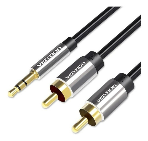 Imagen 4 de 6 de Cable Audio Spica 3.5 A Rca X 2 50 Centimetros Bcfbf Vention