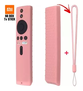 Case Protector Funda Control Pa Xiaomi Mi Box Tv Stick -rosa