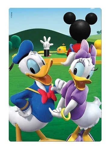 Quebra Cabeça Disney Junior Pateta E Pato Donald 60 Peças