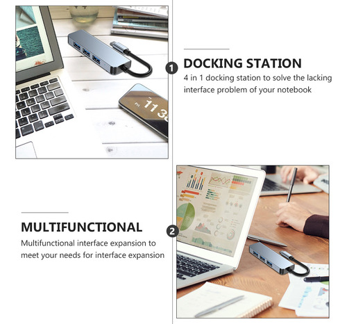 Hub De Datos Portátil De Expansión Para Portátiles Hub Usb