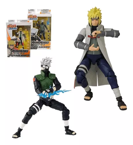 Quarto Hokage Minato Namikaze Boneco Naruto Shippuden