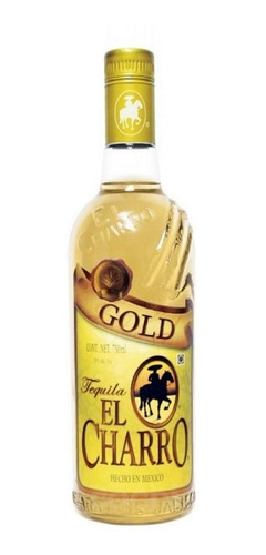 Imagen 2 de 2 de Tequila El Charro Gold 750 Ml