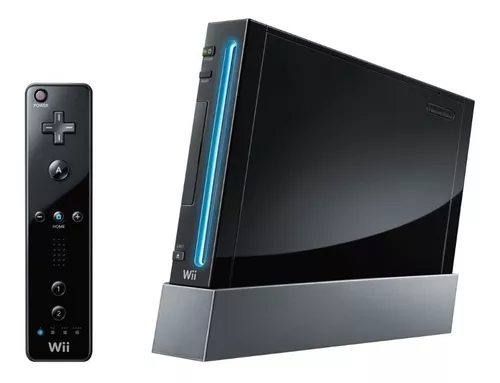 Nintendo Wii Preto na caixa, completo e desbloqueado - Funcionando