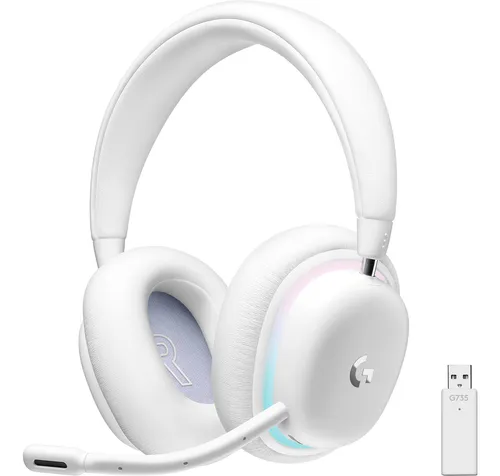 comprar Audífonos Gamer Logitech G735 Rgb Lightspeed Bluetooth Blanc