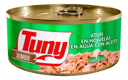 AtĂșn Tuny En Agua Con Aceite Jumbo 295 G