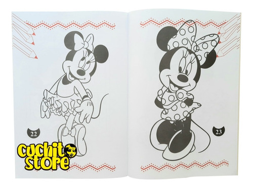 Libros Infantiles Para Colorear Pintar Minnie