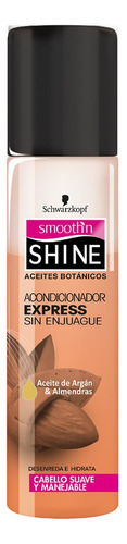 Acondicionador Smooth & Shine Express Desenredante Con Aceite De Argán Y Almendras 200ml