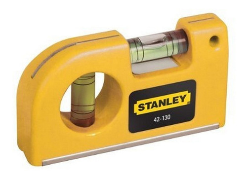 Stanley 0-42-130 Nivel Bolsillo Magnetico Horizontal