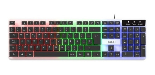 Kit Gamer Noga Teclado Mouse Auricular Pad 4en1 Nkb413 Combo