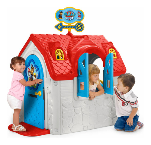 Casita Para Niños Feber Lovely House Paw Patrol Color Azul claro Liso