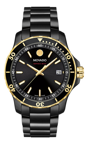 Movado Reloj Para Hombre Serie 800 Con Esfera Negra - 260016