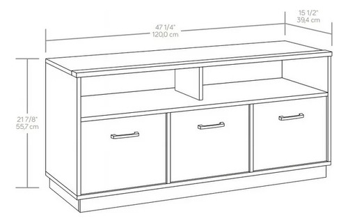 Mueble Consola Soporte Tv 3 Puertas Moderno 50 Pulgadas