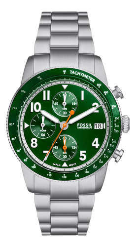 Reloj Fossil Sport Tourer Fs6048 Con Cronógrafo De Cuarzo Pa