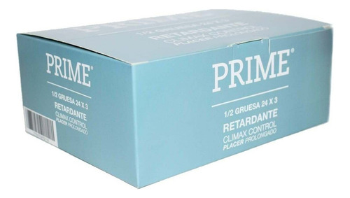 Preservativos Prime Retardante 24 Cajitas X 3 (72 Un)