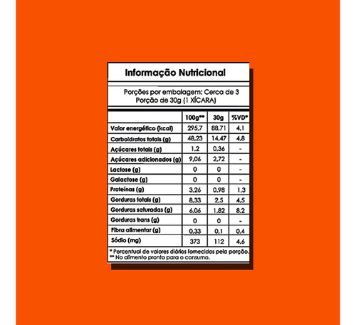 Kit Snack Biscoito Polvilho Fit S/glúten Cacau 100g 6 Unid